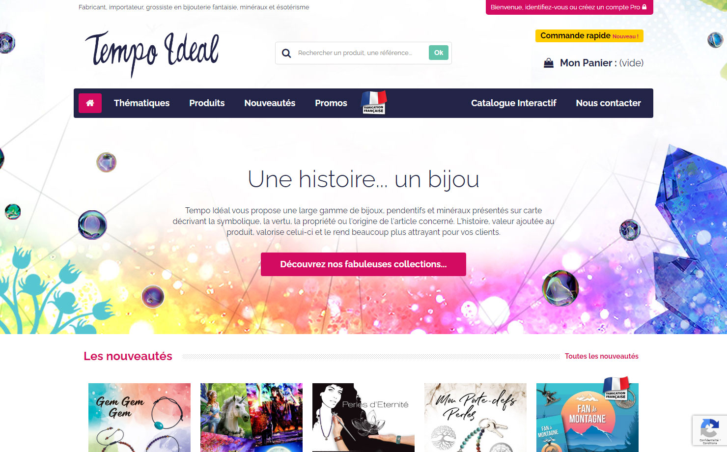 Tempo Idéal - Bijoux fantaisie, minéraux et ésotérisme
