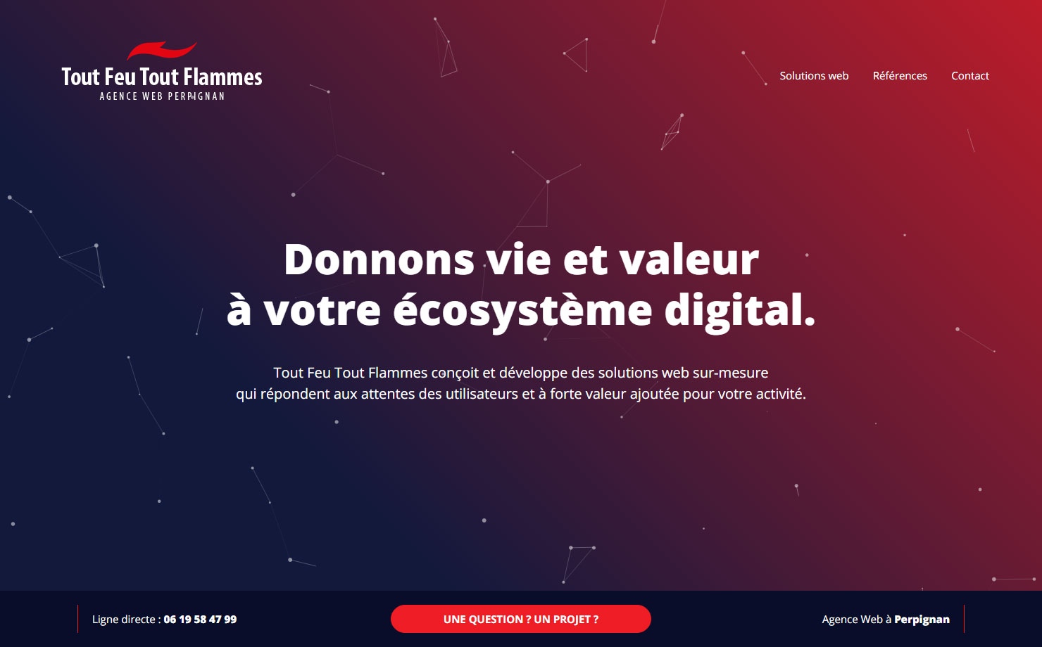Tout Feu Tout Flammes - Webdesigner / Développeur Web indépendant à Perpignan