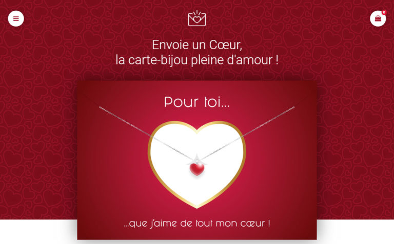 Envoie un Cœur - La carte-bijou pleine d'amour