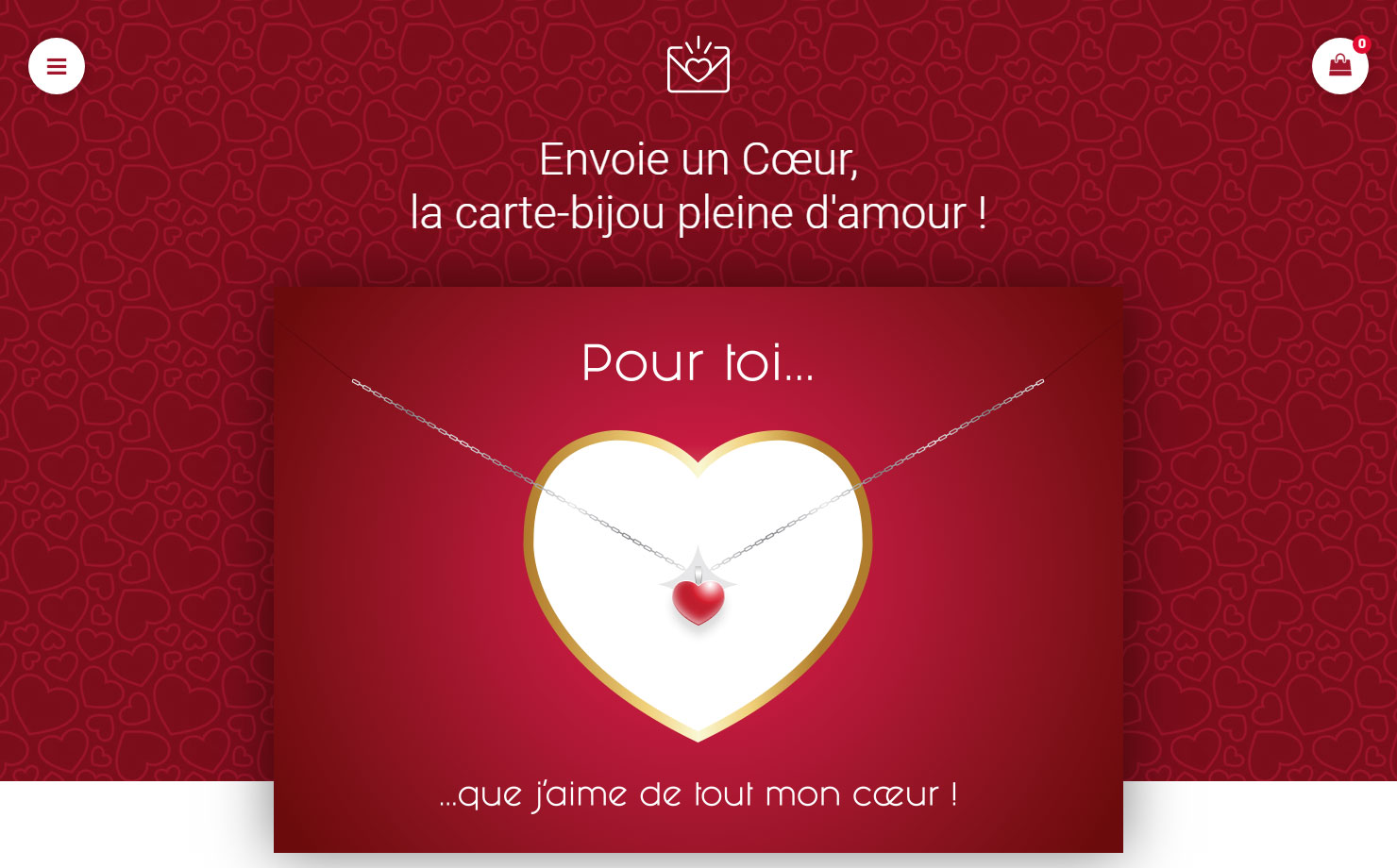 Envoie un Cœur - La carte-bijou pleine d'amour