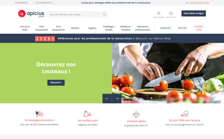Apicius shop : materiel de restauration