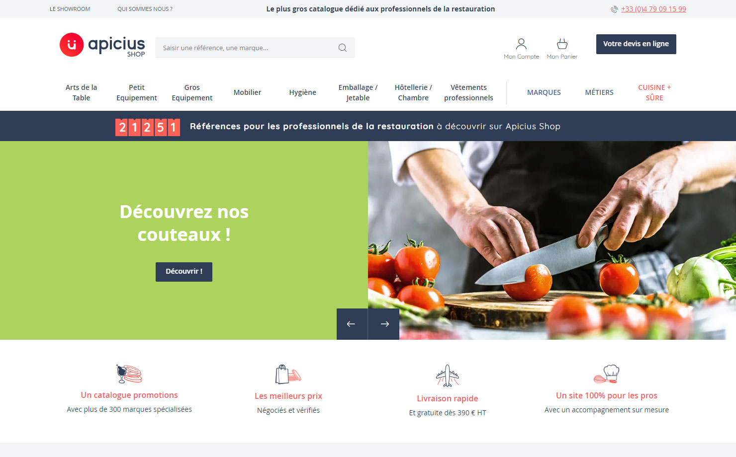 Apicius shop : materiel de restauration