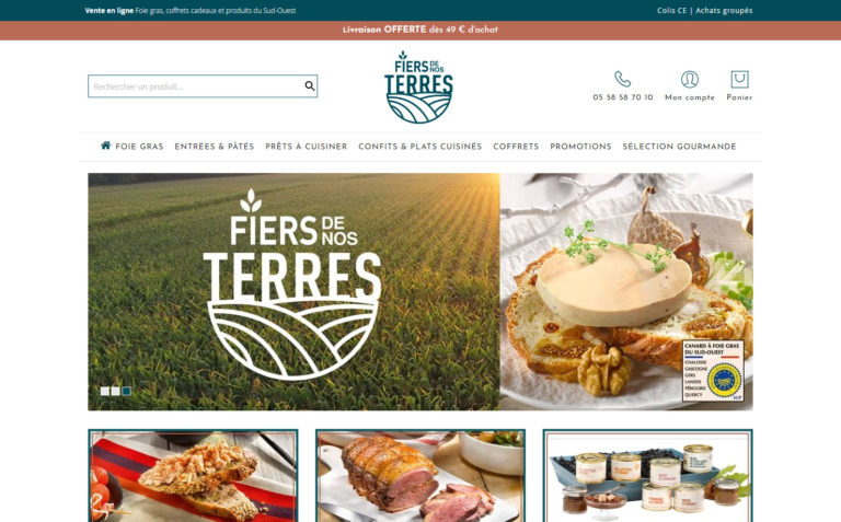 Fiers de nos Terres : foie gras de canard entier