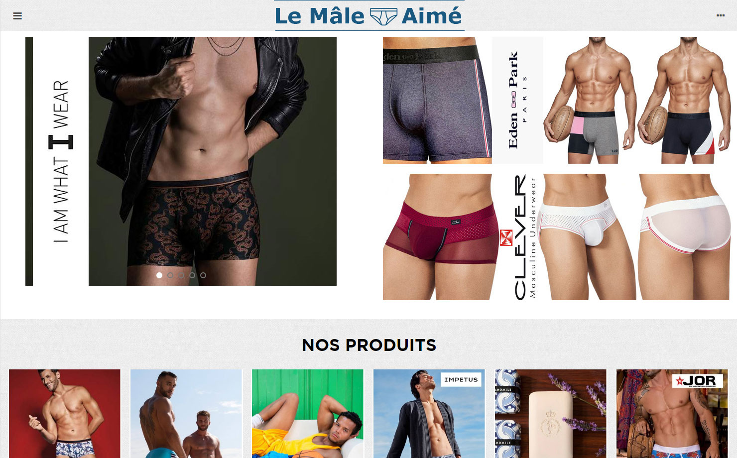 Le Mâle Aimé - lingerie homme