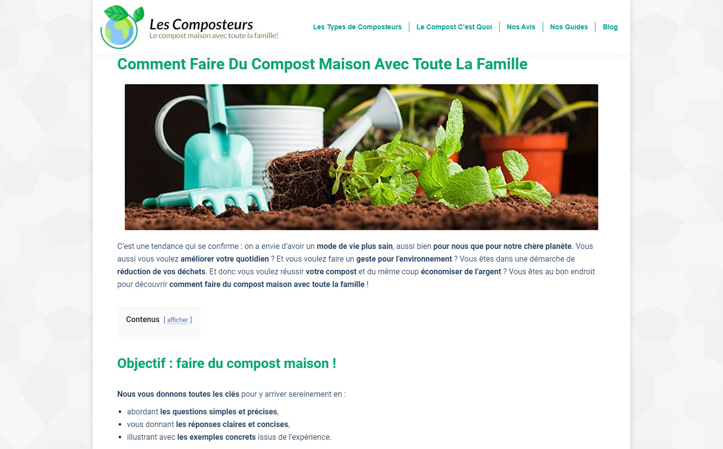 Les Composteurs - Avis et guides pour faire son compost maison avec toute la famille