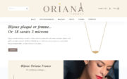 Oriana France - Bijoux plaqué or femme pas cher