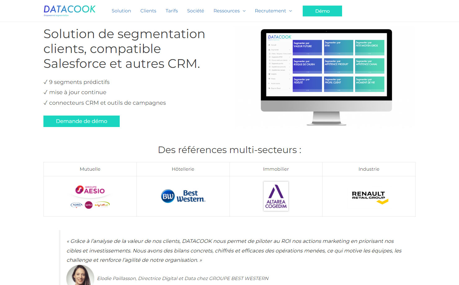 Datacook Segmentation client