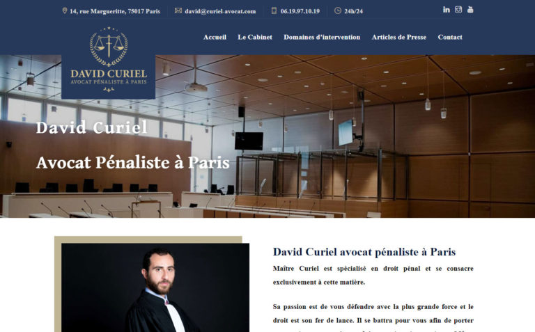David Curiel Avocat pénaliste à Paris