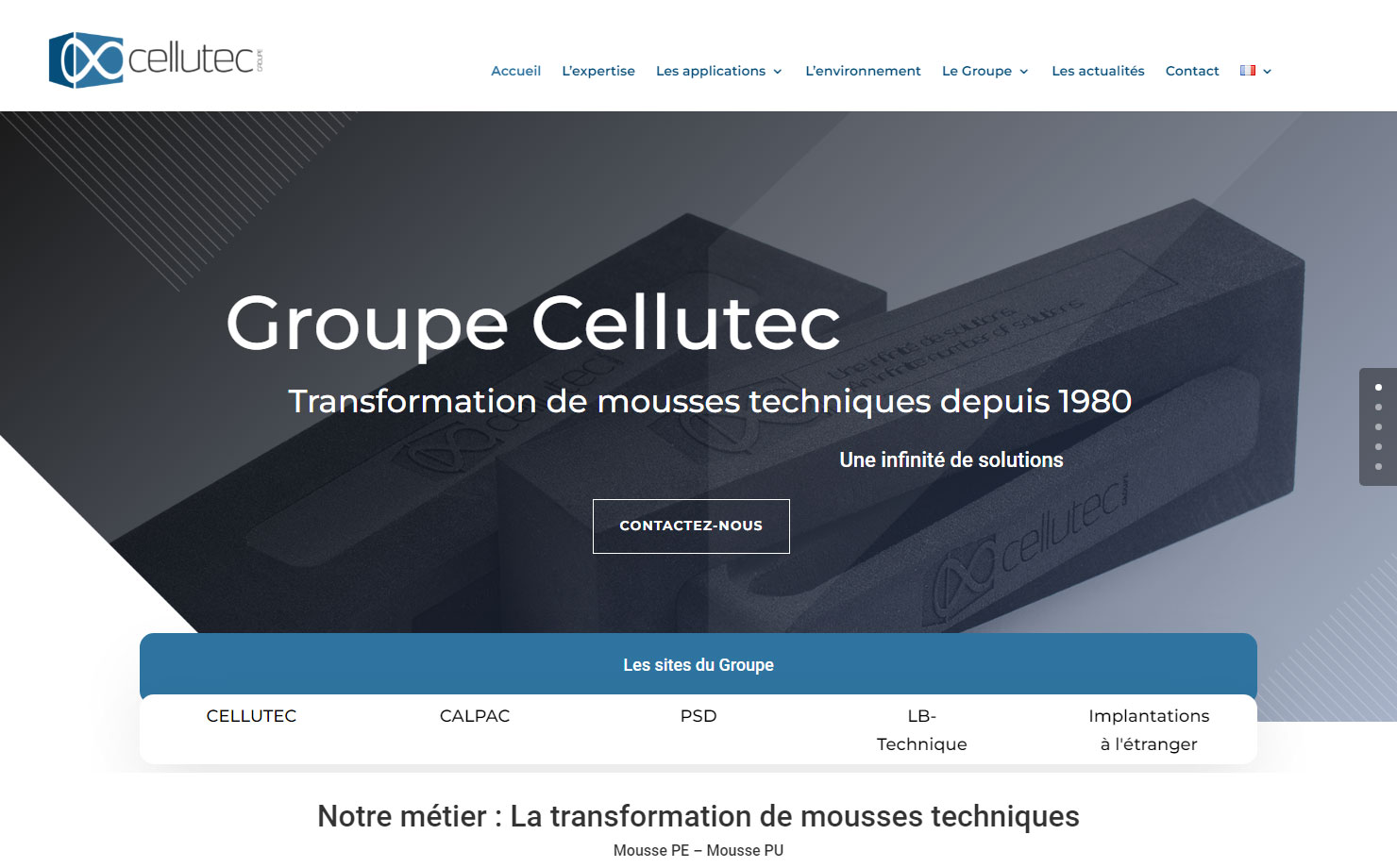 Cellutec Mousses techniques