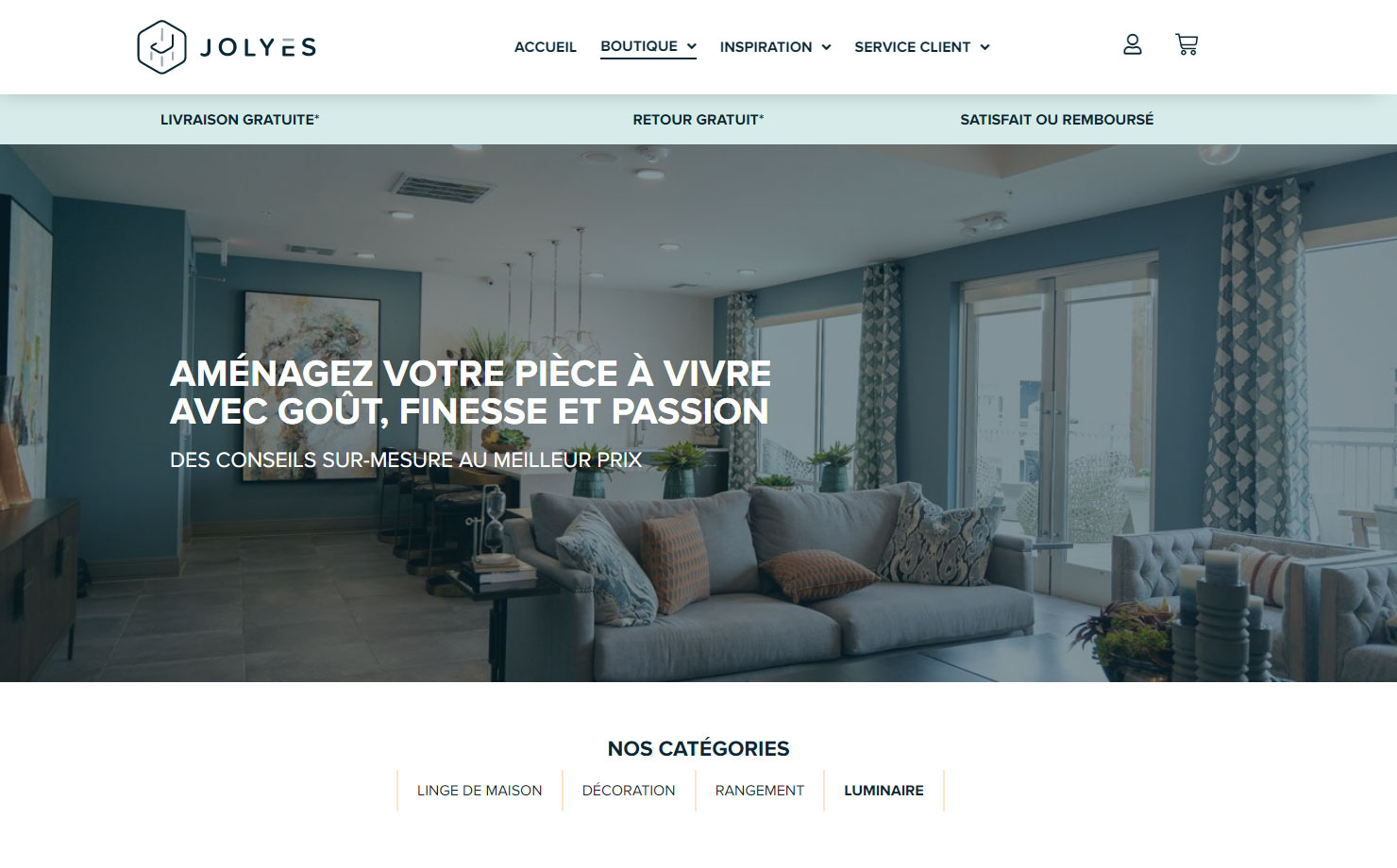 Jolyes - site d'articles de décoration d'intérieur