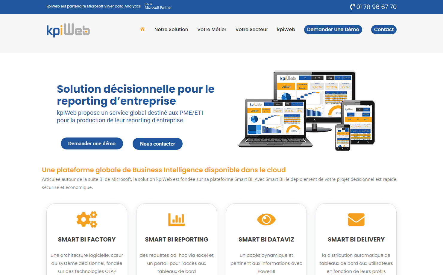 Kpiweb Plateforme décisionnelle BI PME
