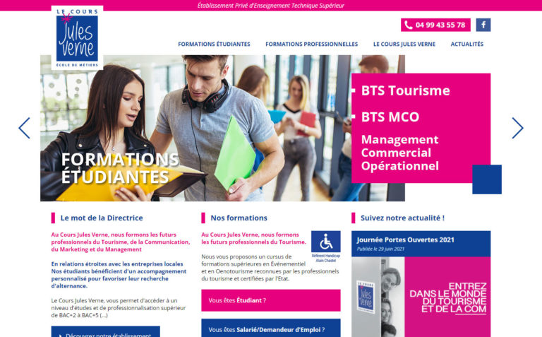 Le Cours Jules Verne - Centre de Formation Tourisme et Communication à Agde