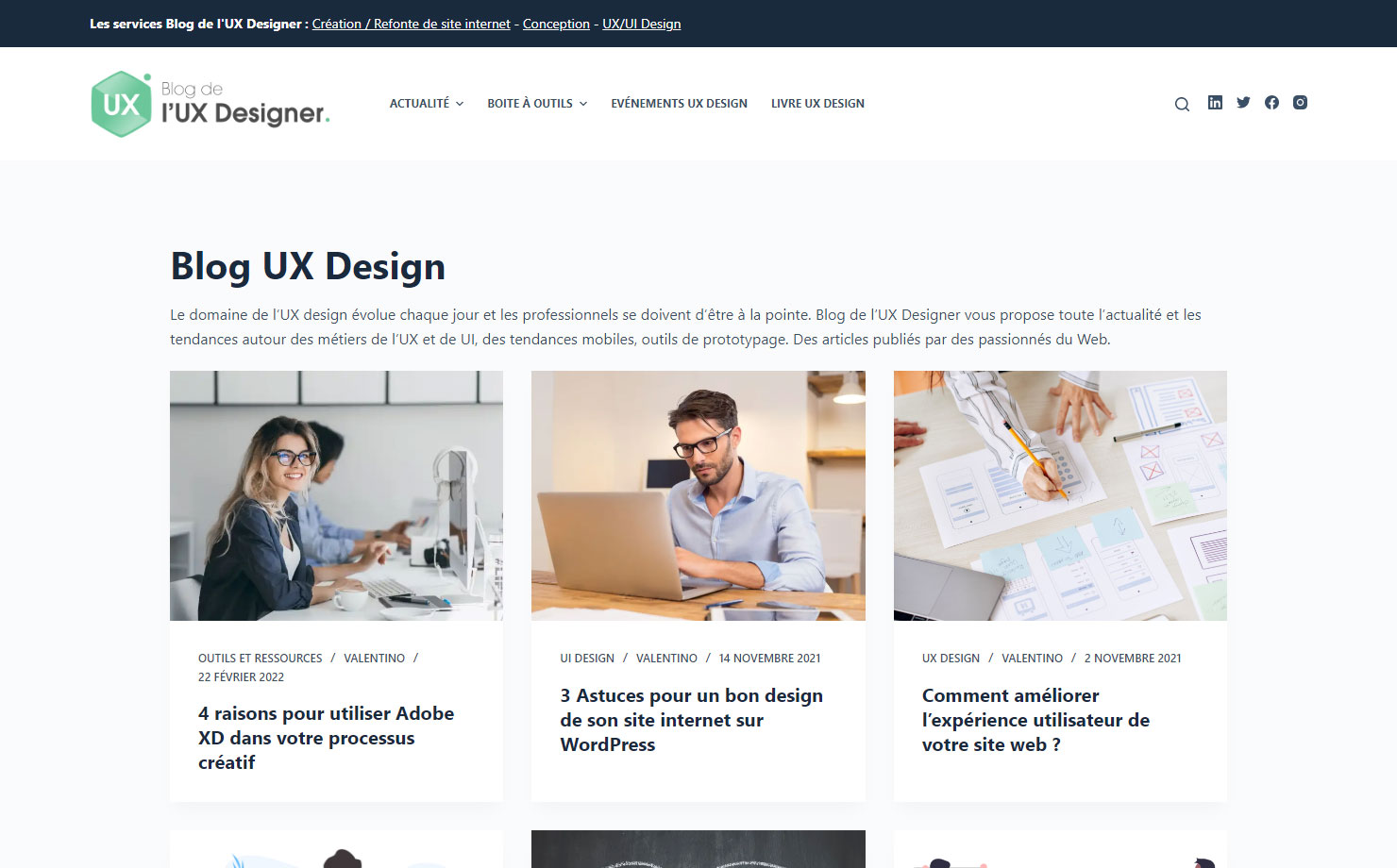 Blog de l'UX Designer
