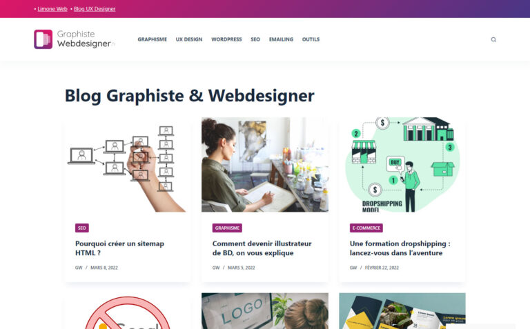 Graphiste Webdesigner