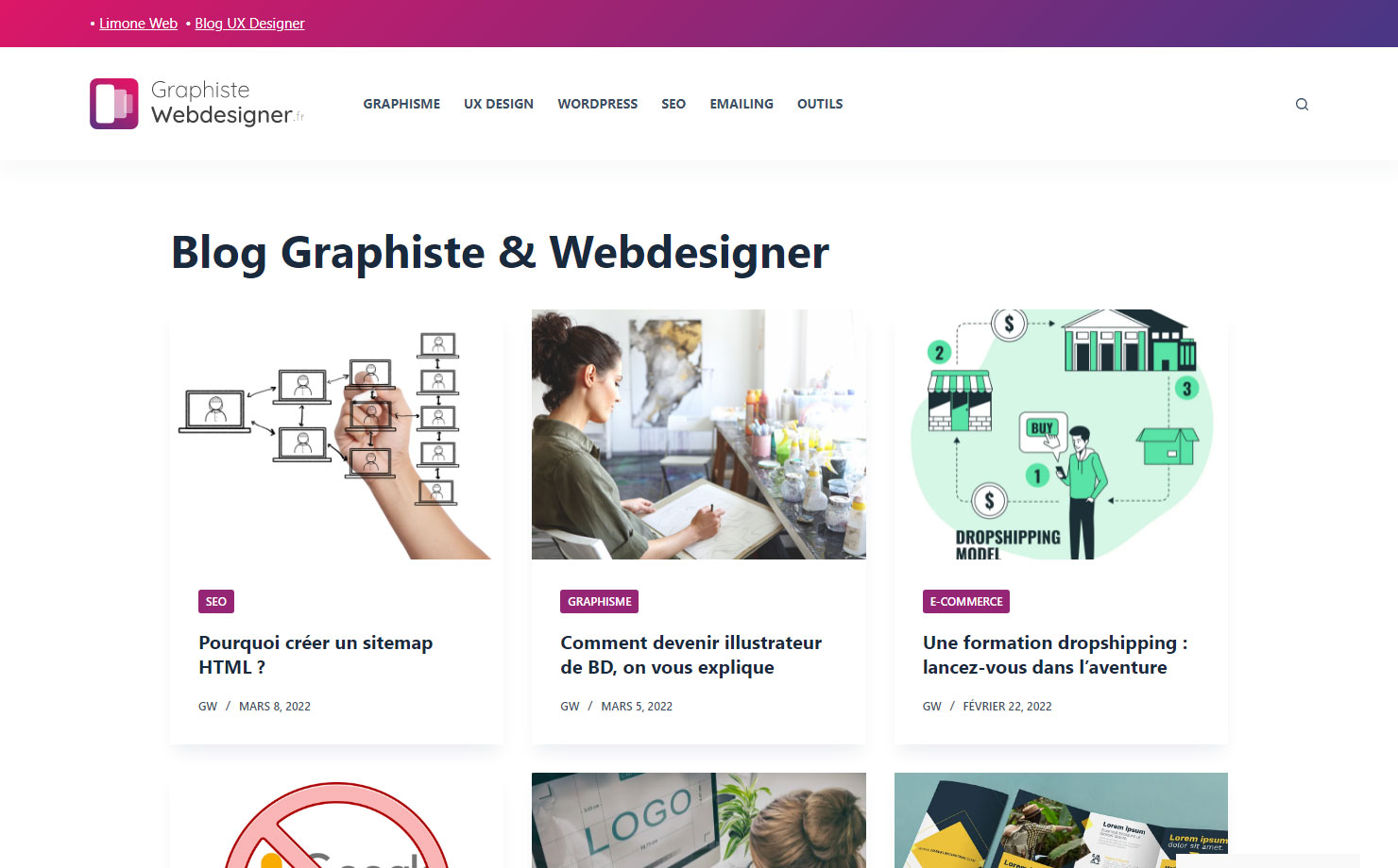 Graphiste Webdesigner