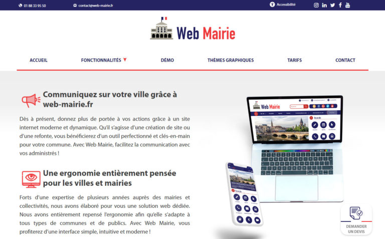 Web Mairie - Création de site internet pour mairie