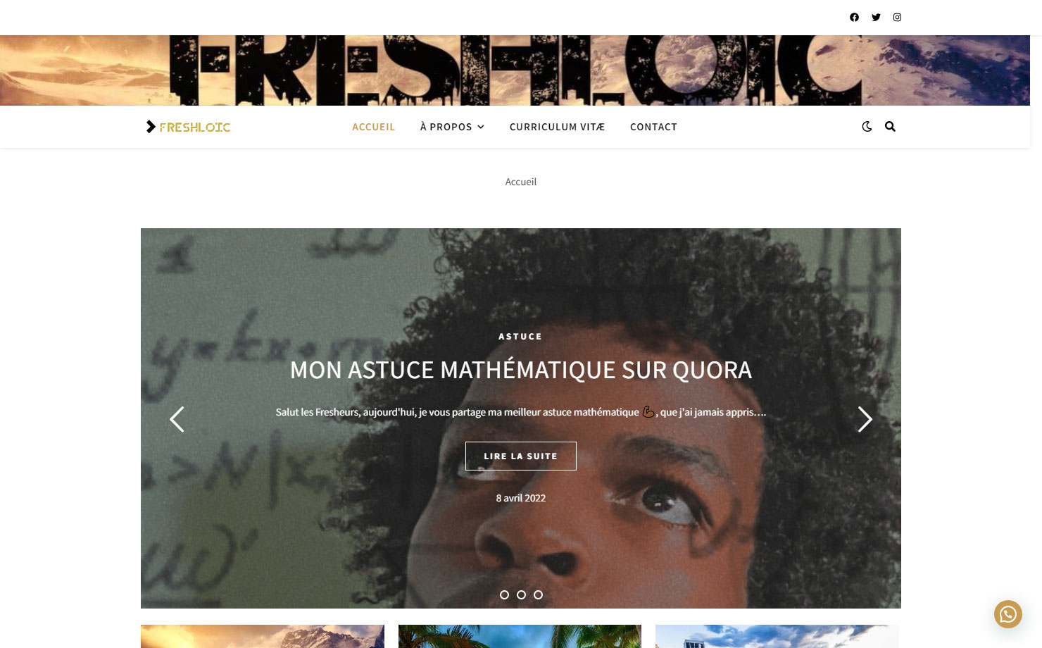 Freshloic - C'est Loïc c'est logique et ça le restera toujours !