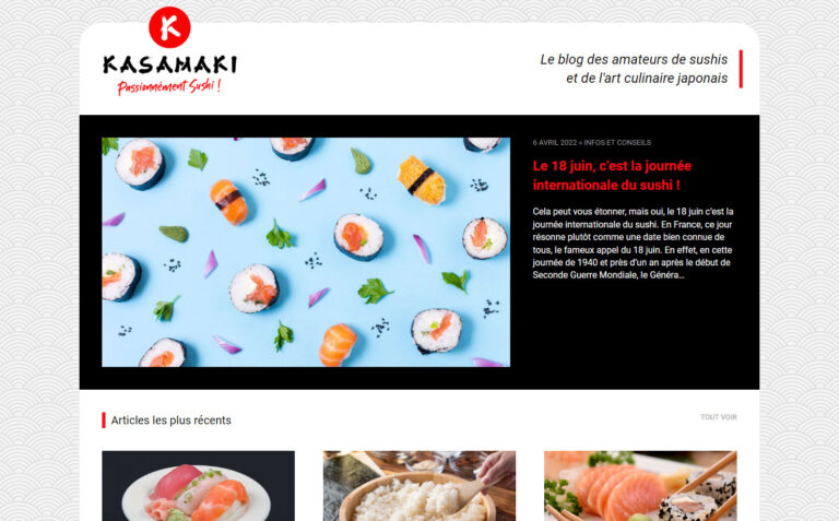 KASAMAKI - Le blog des amateurs de sushis et de la cuisine japonaise