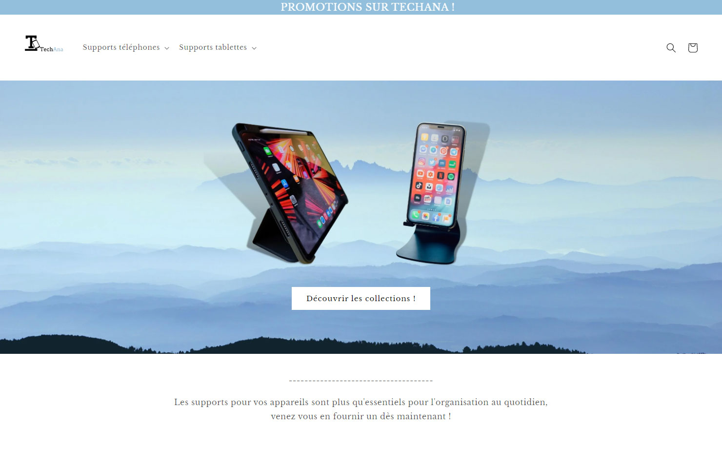 TechAna - Boutique de supports téléphones et tablettes