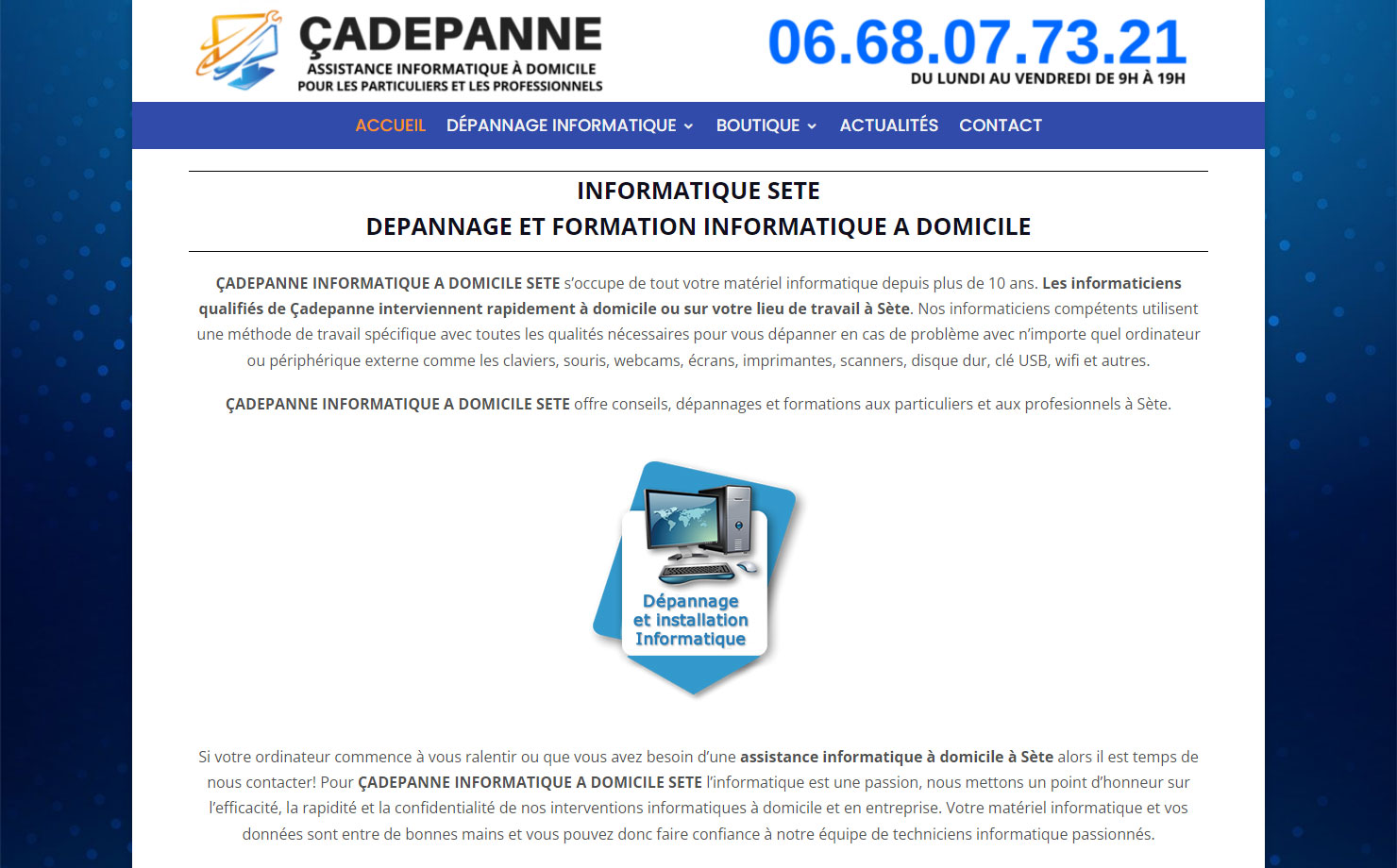 Cadepanne - Sete Informatique a domicile