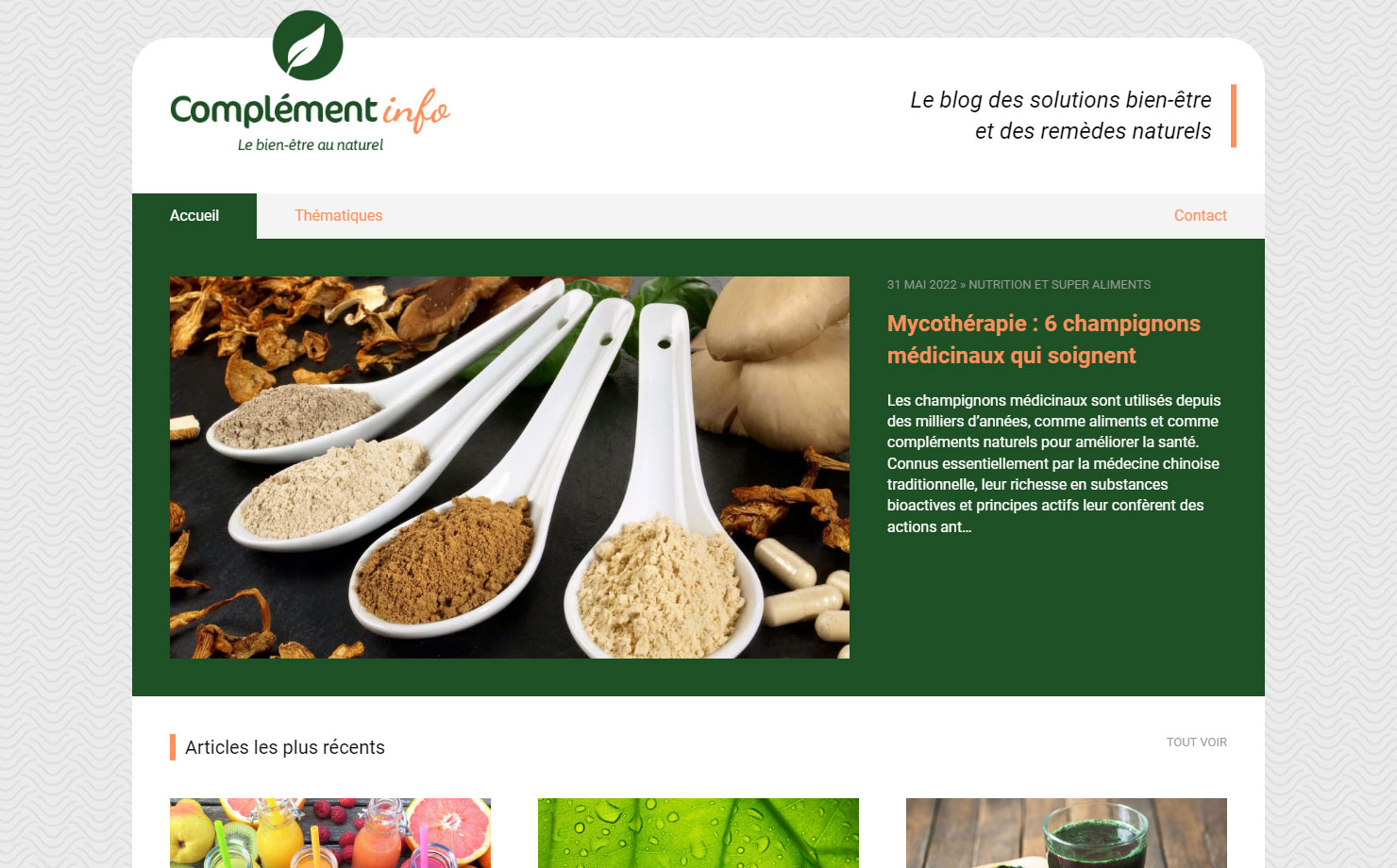 Complément info - Le blog des compléments alimentaires et des remèdes naturels