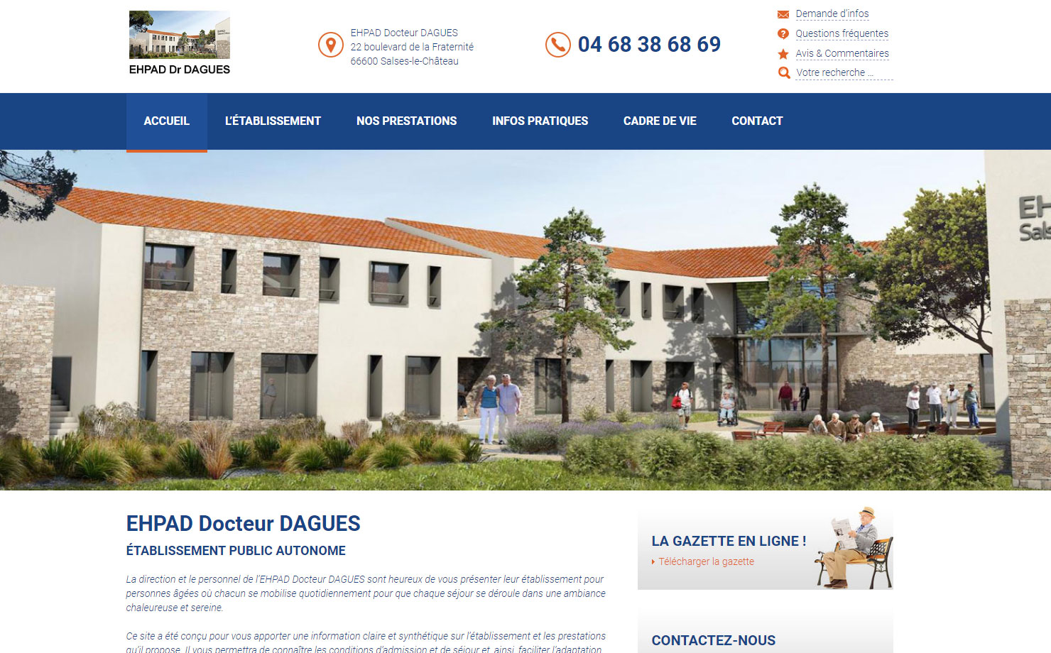 EHPAD Docteur DAGUES - Maison de retraite à Salses-le-Château