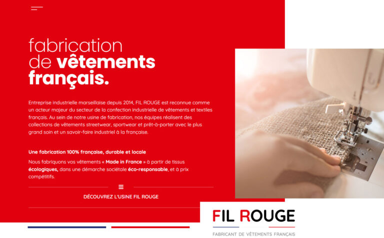 Fil Rouge - Tee-shirts écologiques Made in France