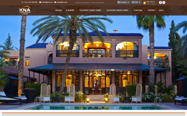 Agence KNA - Agence immobilière Marrakech