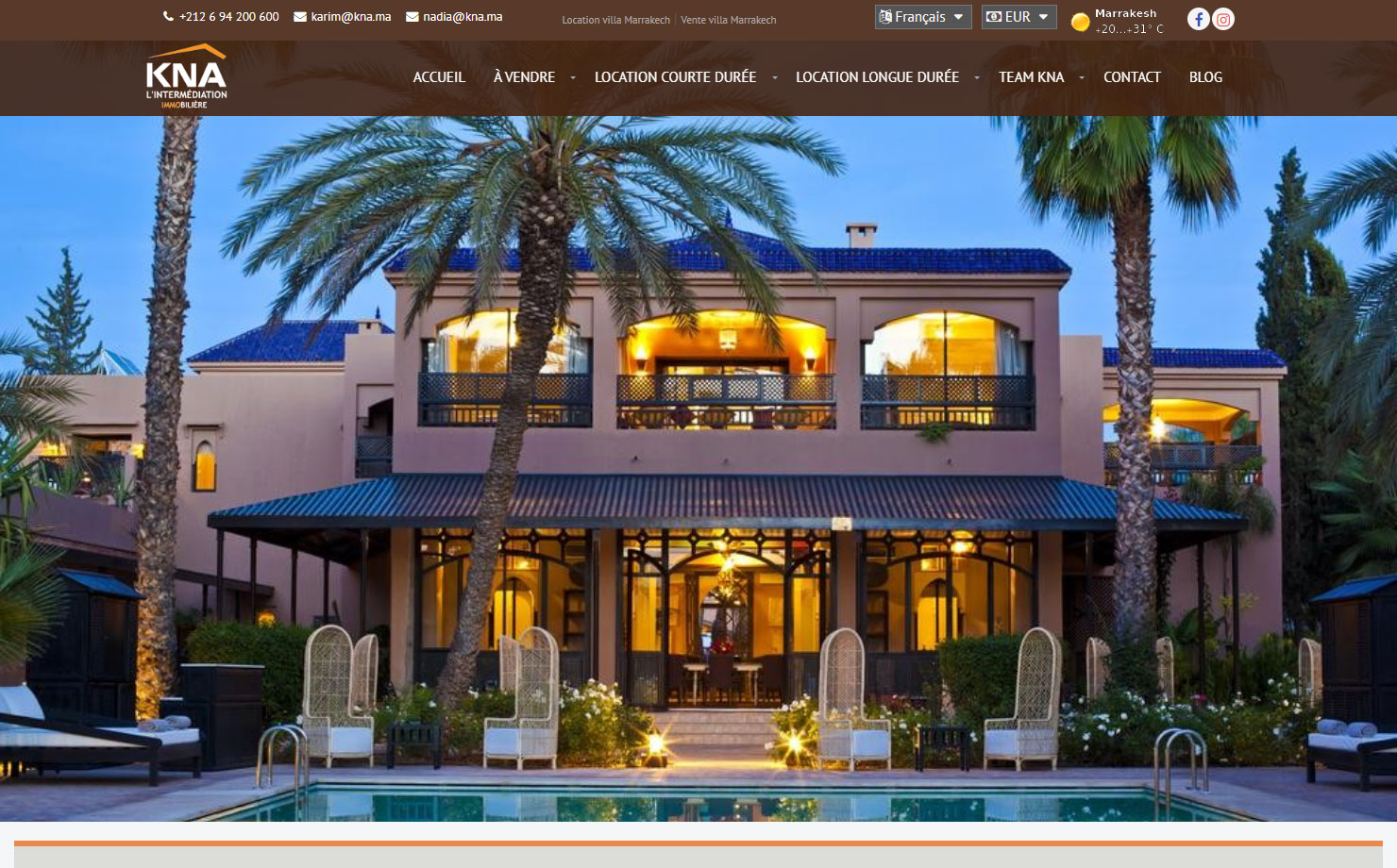 Agence KNA - Agence immobilière Marrakech