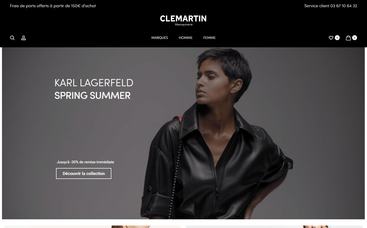 Clémartin - Boutique en ligne spécialisée dans la maroquinerie haut de gamme.