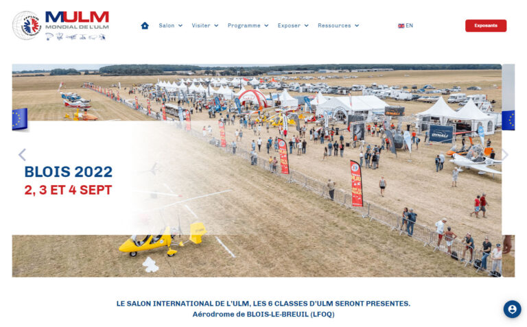 Salon Mondial de l'ULM 2022 à Blois