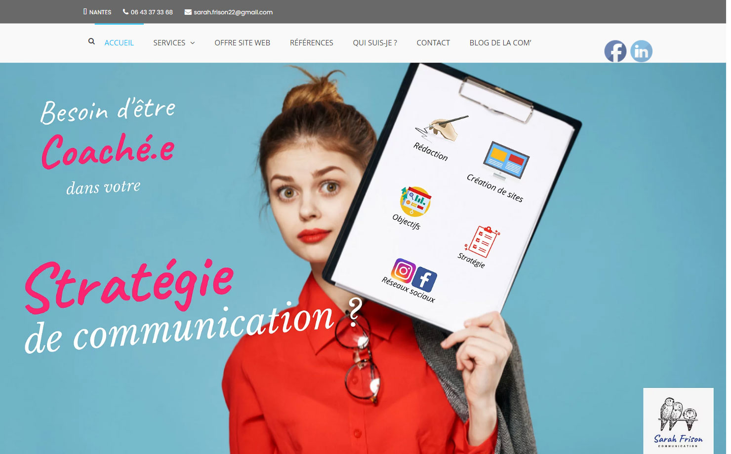 Sarah Frison - Freelance Communication