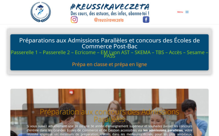 Zêta Éducation - Préparer les concours des Admissions Parallèles