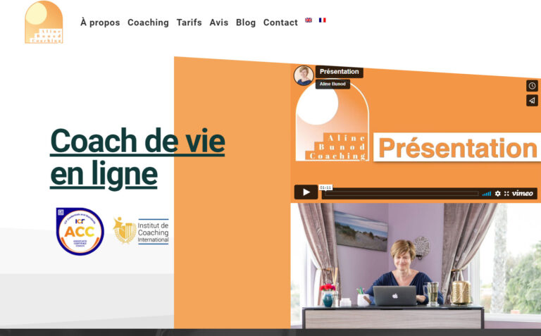 Aline Bunod Coaching - Coach de Vie En Ligne