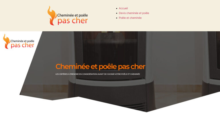 Cheminée et poêle pas cher