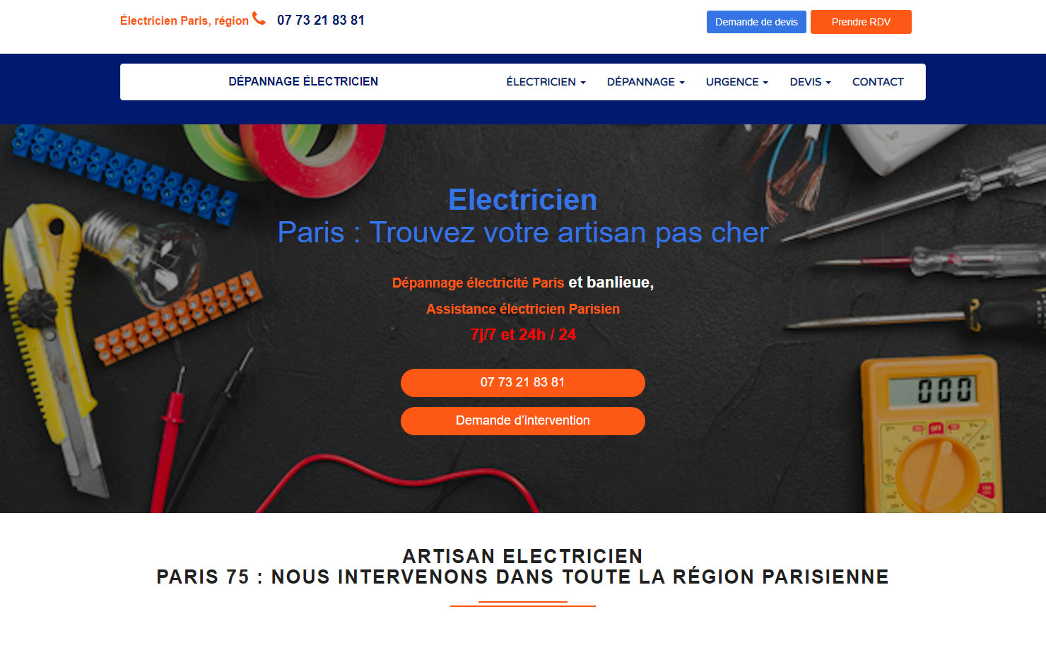 Electricien Paris