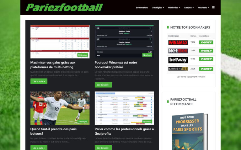 Pariezfootball - Bien parier sur le football