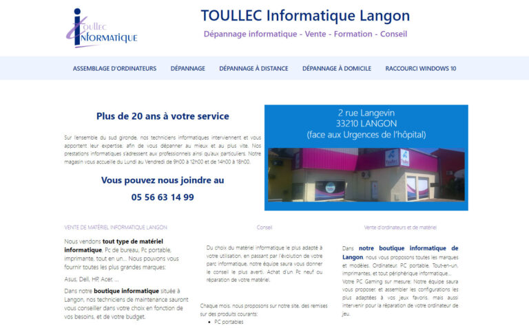 Toullec informatique Langon