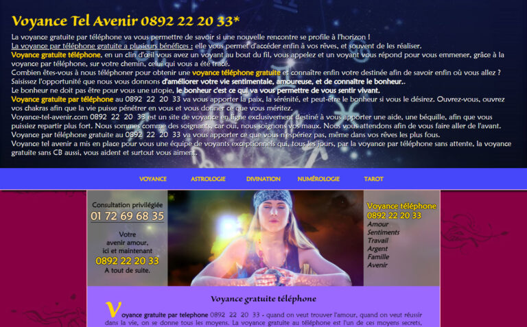 Voyance Tel Avenir - Laissez-vous guider par l'au-delà