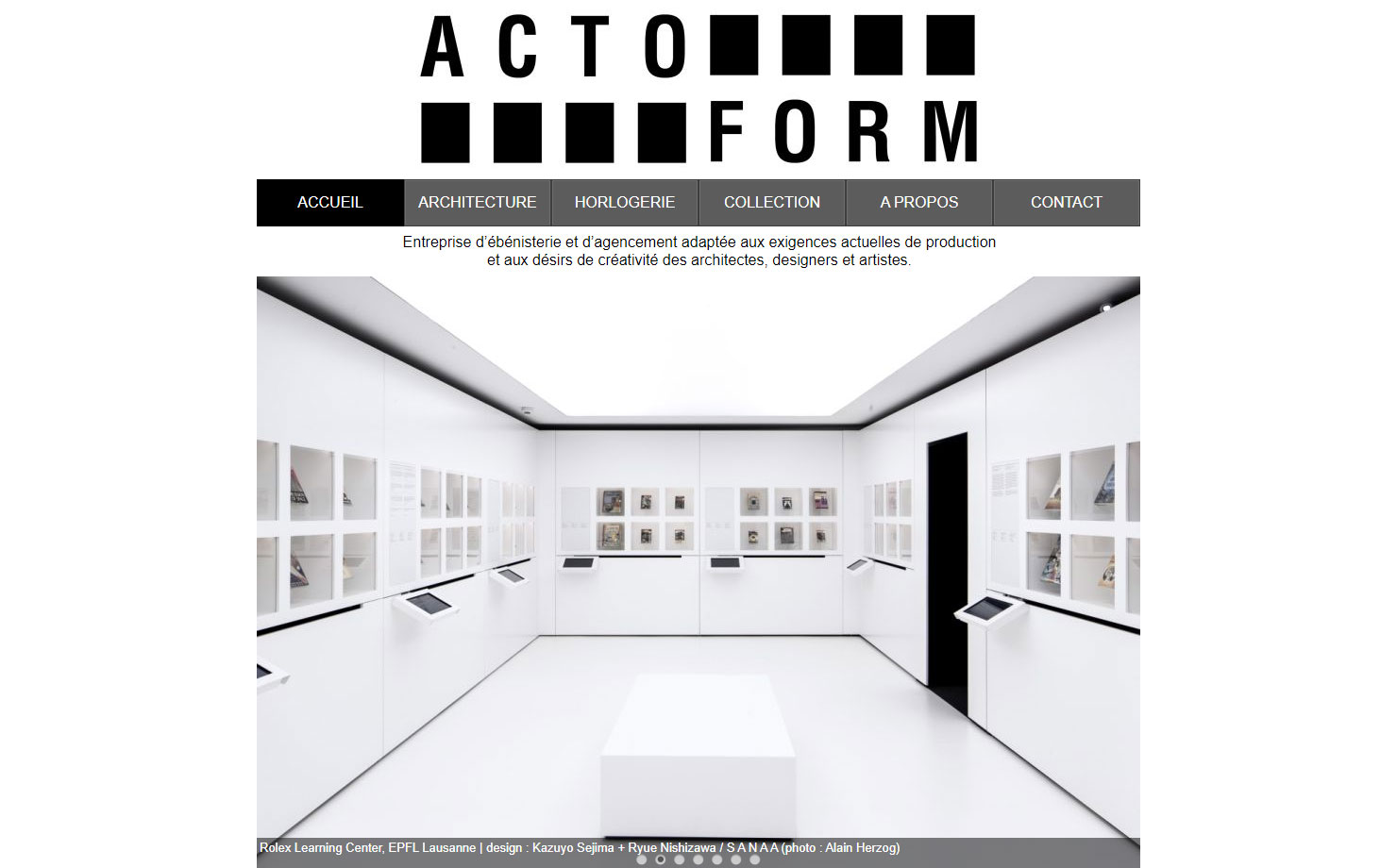 Actoform - Création d’agencements en menuiserie