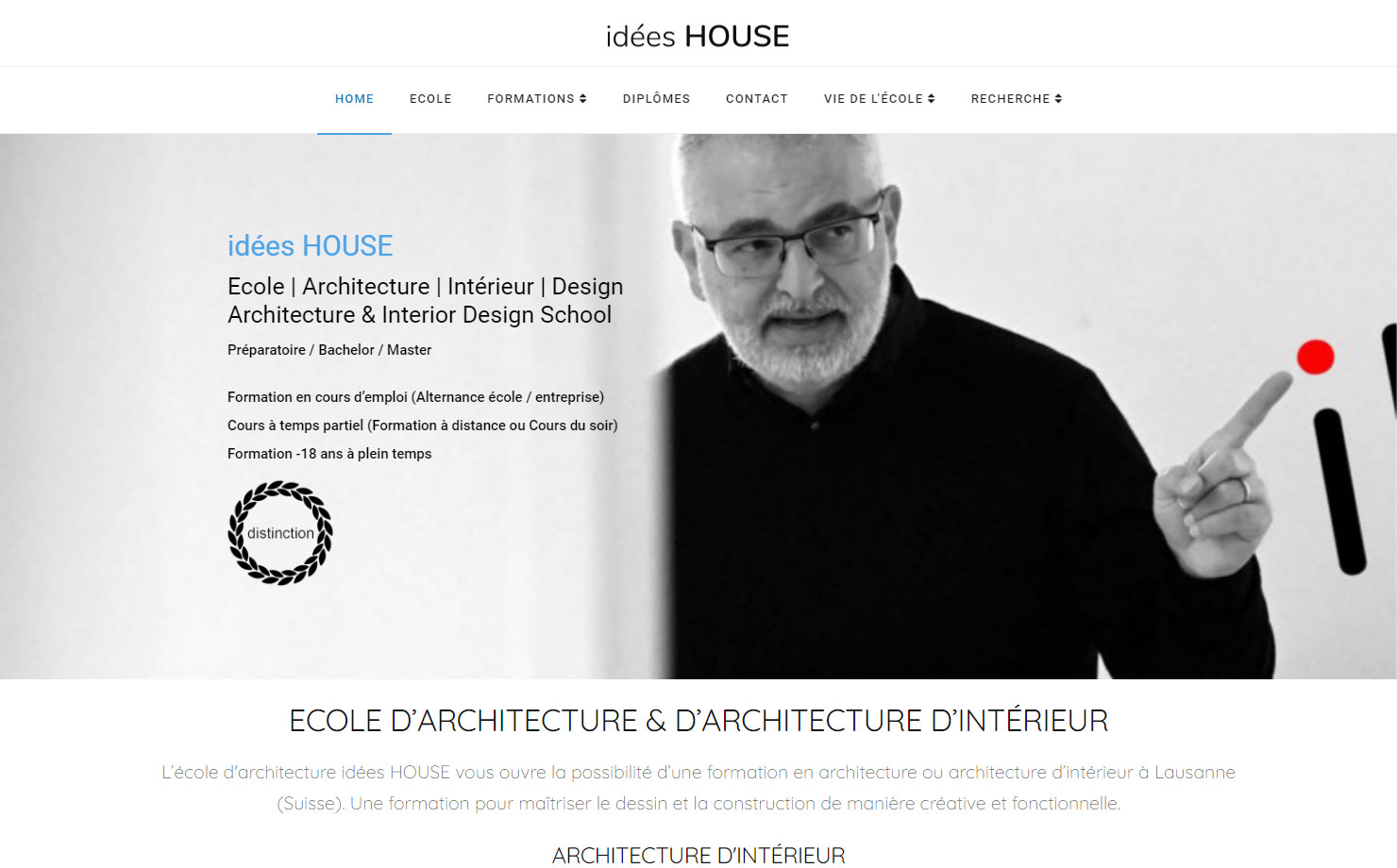 Idées House - École d'architecture en Suisse