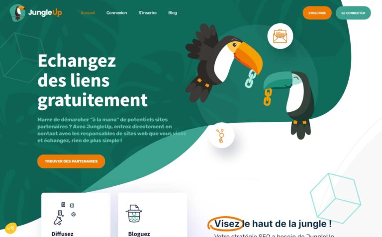 JungleUp - Échange gratuit de liens entre sites