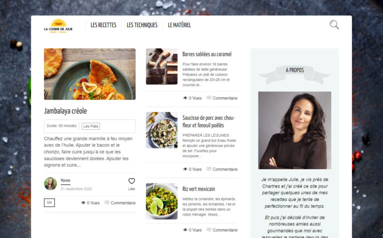 La cuisine de Julie