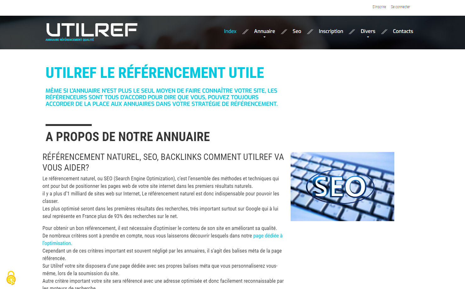 Utilref - Annuaire généraliste utile pour votre référencement