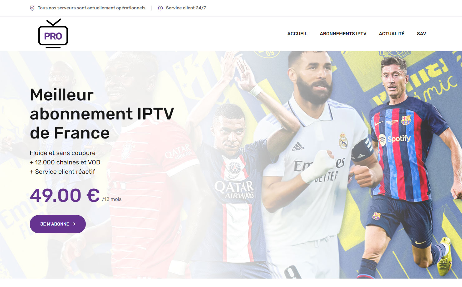 Abonnement Smart IPTV Premium