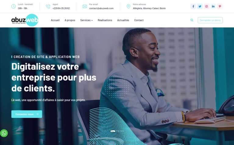 AbuzWeb - Agence web sérieuse présente au Bénin et aux USA