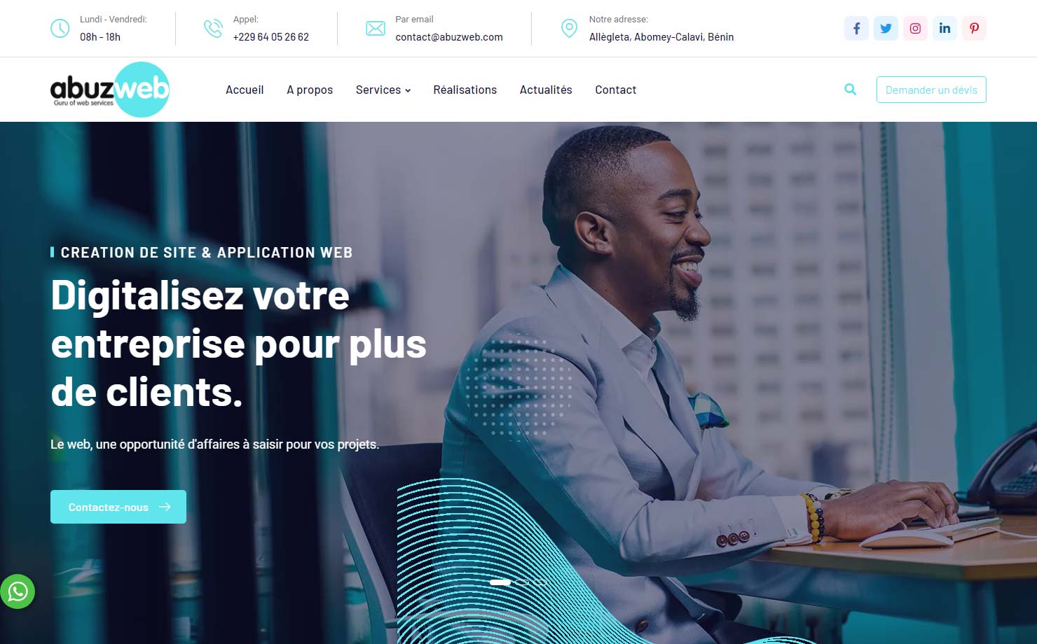 AbuzWeb - Agence web sérieuse présente au Bénin et aux USA