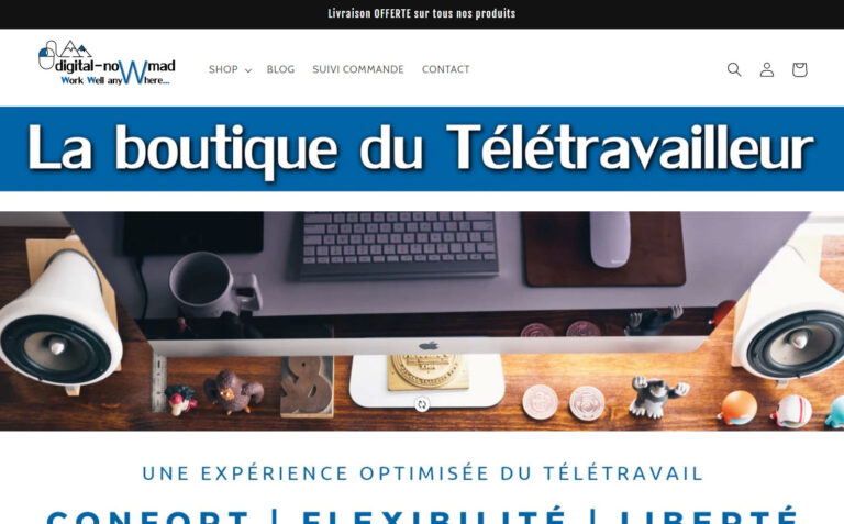 DIGITAL-NOWMAD - La boutique du Télétravail