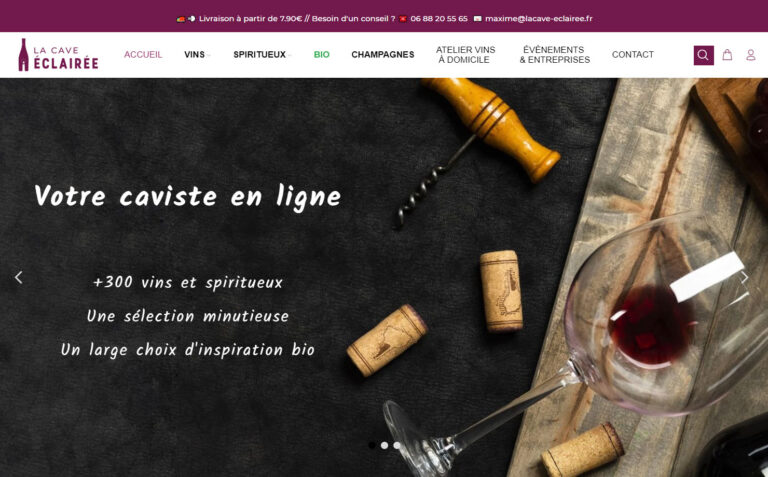 La Cave Éclairée - Caviste en ligne - Vins & spiritueux