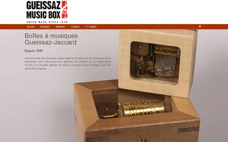 Réalisation de boîtes à musique faites main